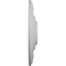 Ekena Millwork Traditional Ceiling Medallion (Fits Canopies up to 4"), 14 3/4"OD x 1 3/4"P, Ultra Pure White CM14TRUWF - alternate 3